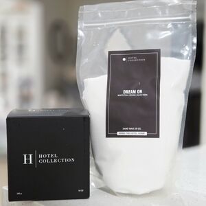 Hotel Collection 'Dream On' White Bath Sand & Black Box Set
